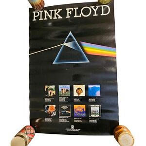 Pink Floyd The Dark Side of the Moon Vintage 1973 Promo Poster‎ 24x36 Rock
